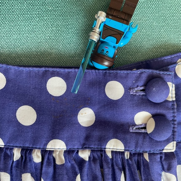 Vintage Laura Ashley Polka Dot Cotton Skirt - Picture 11 of 11